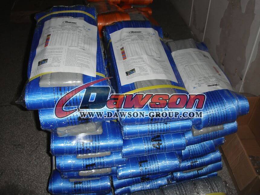 WLL 8 Ton Polyester Webbing Slings - 8000kg Lifting Slings - China Supplier, Factory